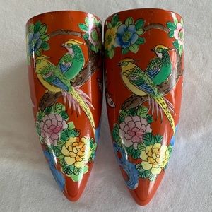 Hand Painted TT Japan Wall Vases